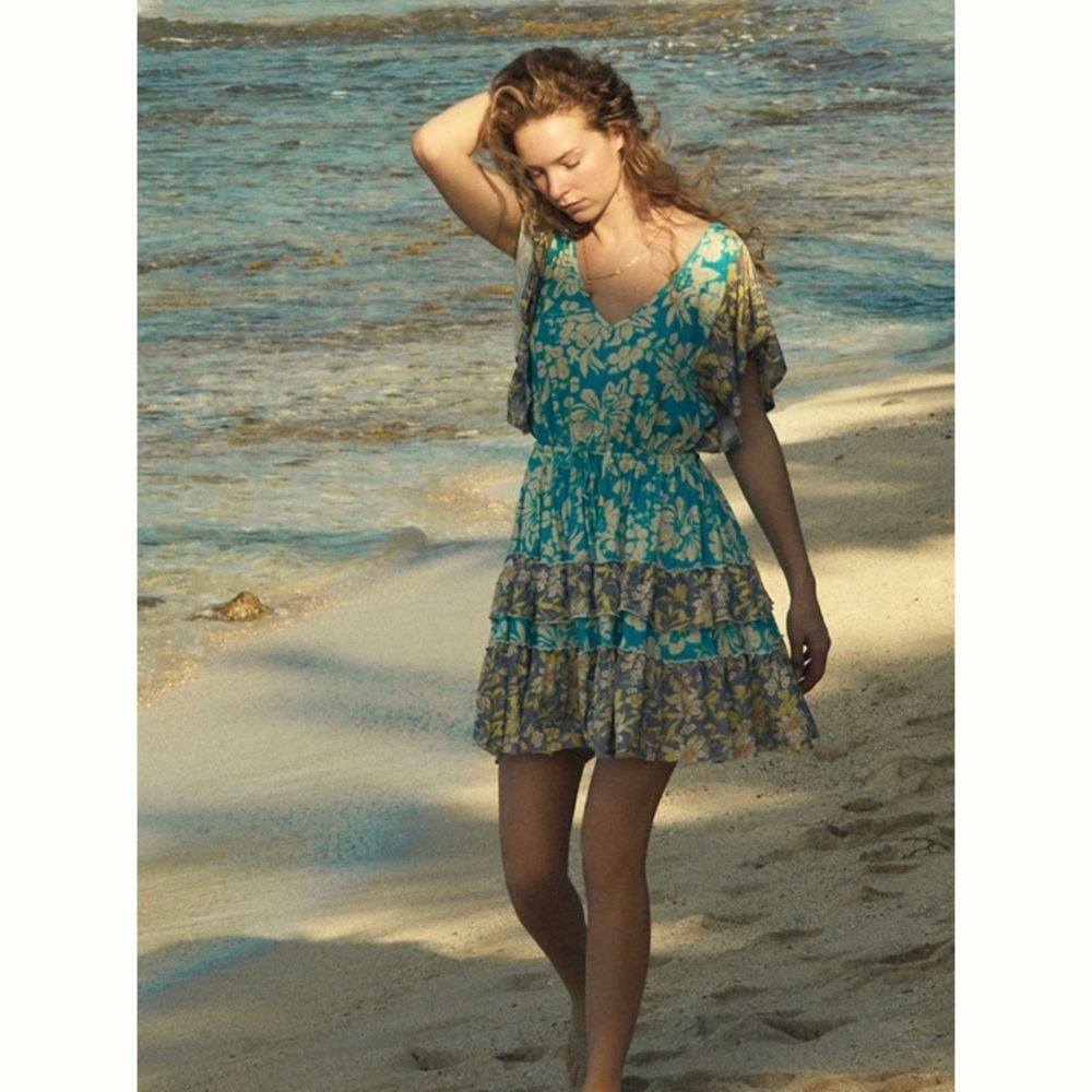 Anthropologie Sundress with draw string waist